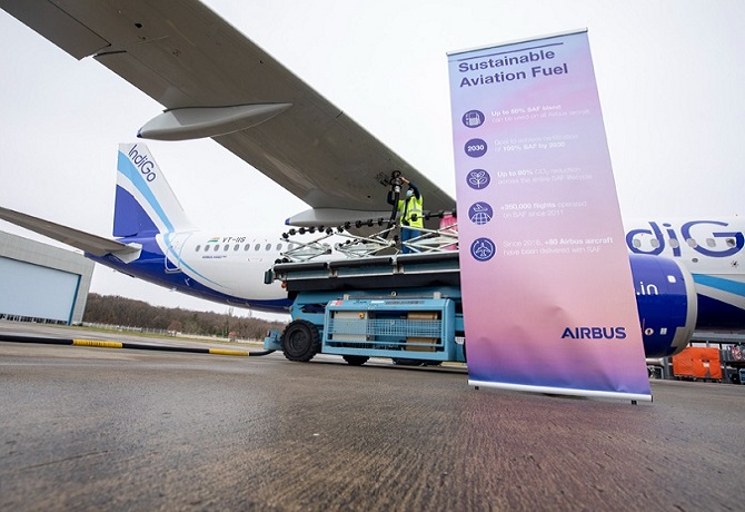IndiGo Completed Its First Flight Using Sustainable Aviation Fuel